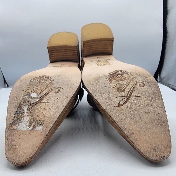 Free People Womens Size 7 Brown Back Loop Ankle Boot Casual Going Out EU 37 - Picture 13 of 13